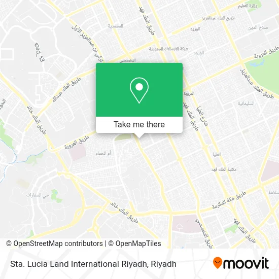 Sta. Lucia Land International Riyadh map