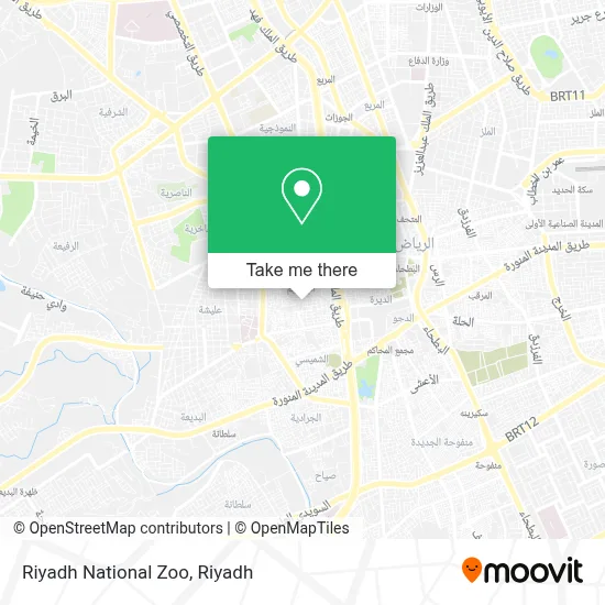 Riyadh National Zoo map