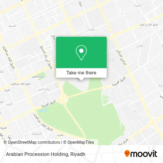 Arabian Procession Holding map