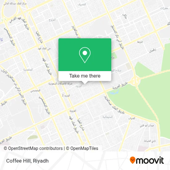 Coffee Hill map