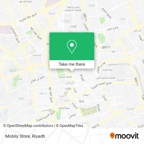 Mobily Store map