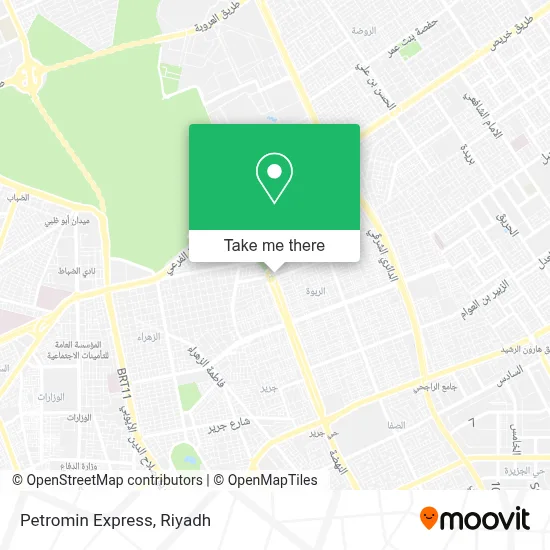 Petromin Express map