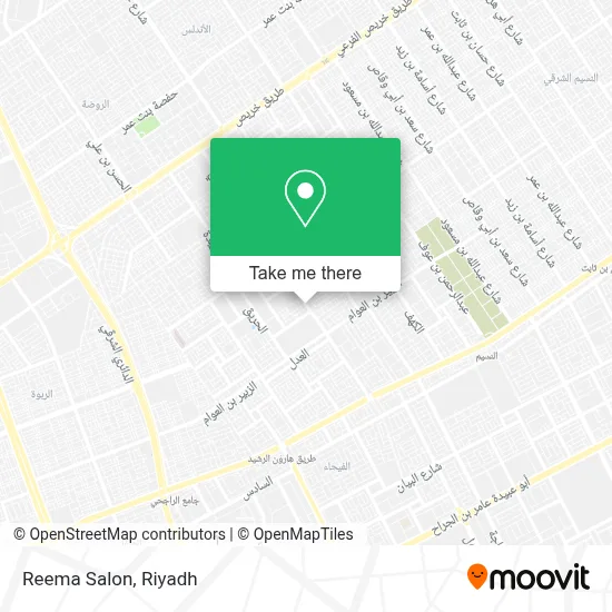 Reema Salon map