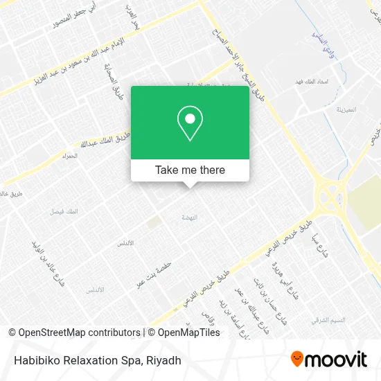 Habibiko Relaxation Spa map