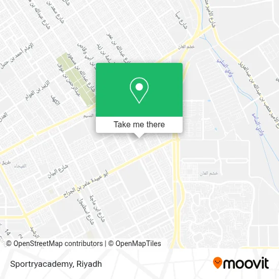 Sportryacademy map