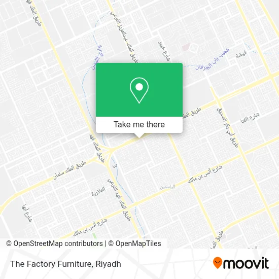 The Factory Furniture map