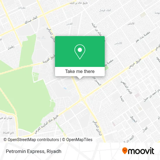 Petromin Express map