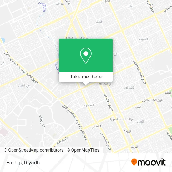 Eat Up map