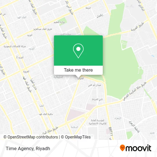 Time Agency map