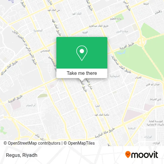 Regus map