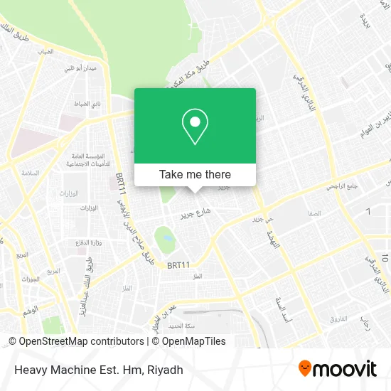 Heavy Machine Est. Hm map