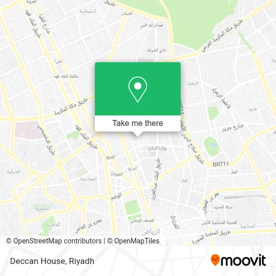 Deccan House map