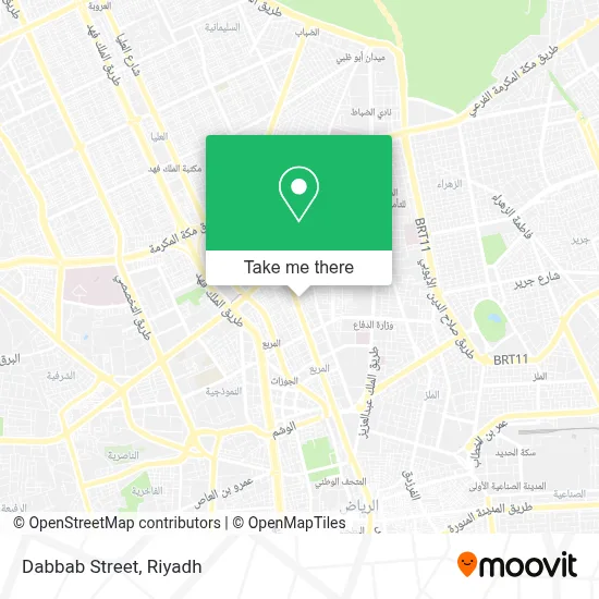 Dabbab Street map