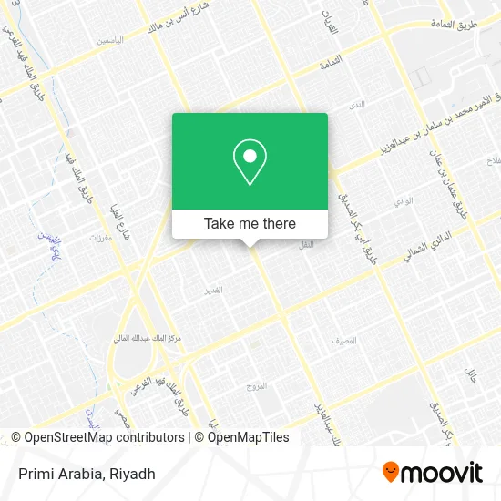 Primi Arabia map