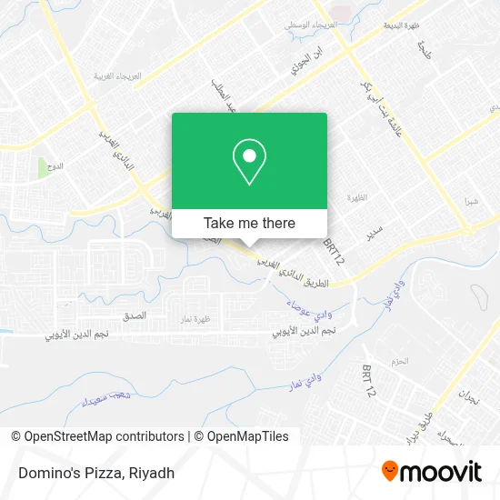 Domino's Pizza map
