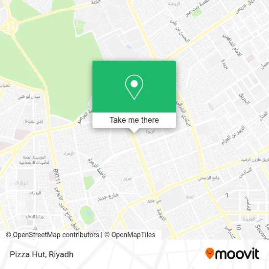 Pizza Hut map