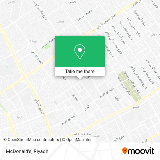 McDonald's map
