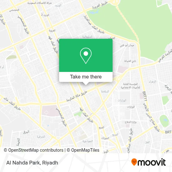 Al Nahda Park map