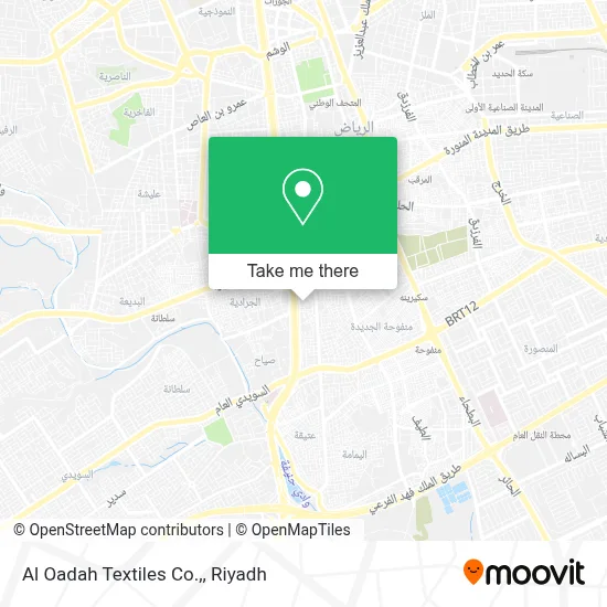 Al Oadah Textiles Co., map