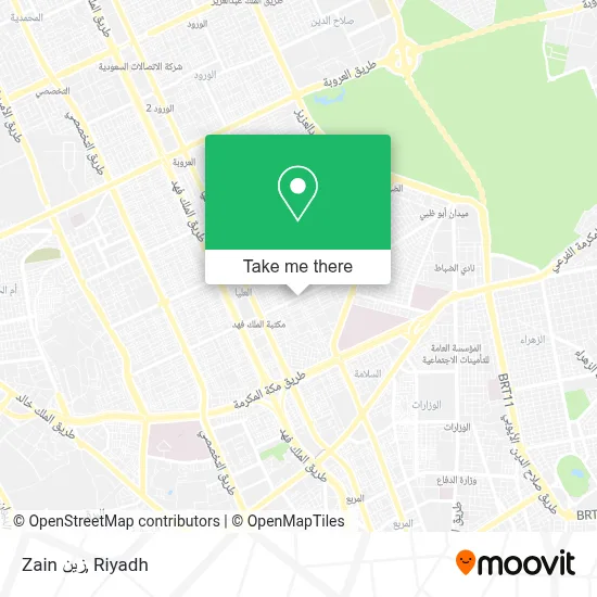 Zain زين map
