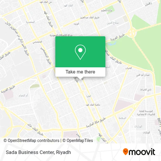 Sada Business Center map