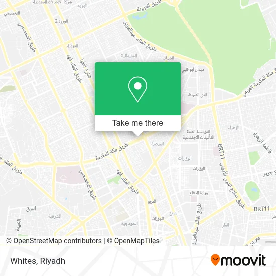 Whites map