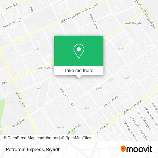 Petromin Express map
