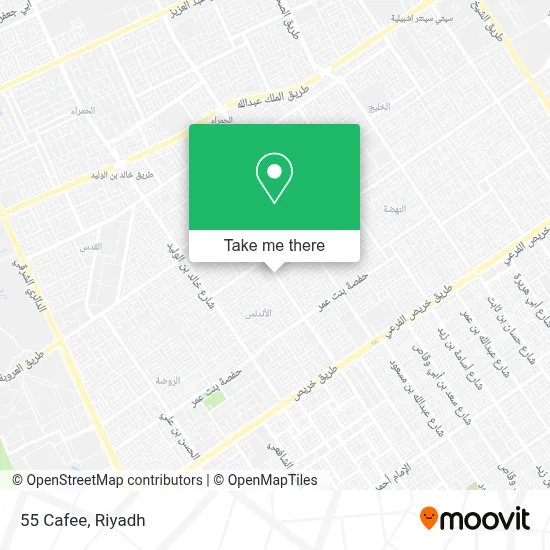 55 Cafee map