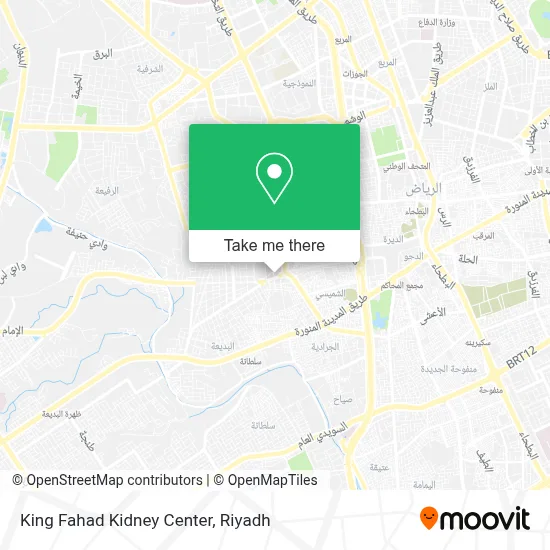 King Fahad Kidney Center map