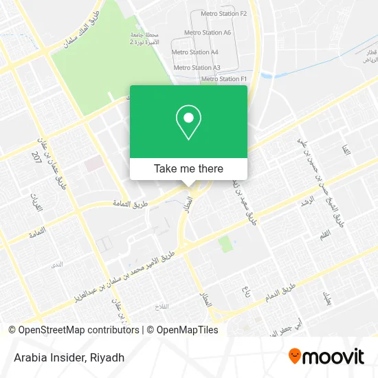 Arabia Insider map