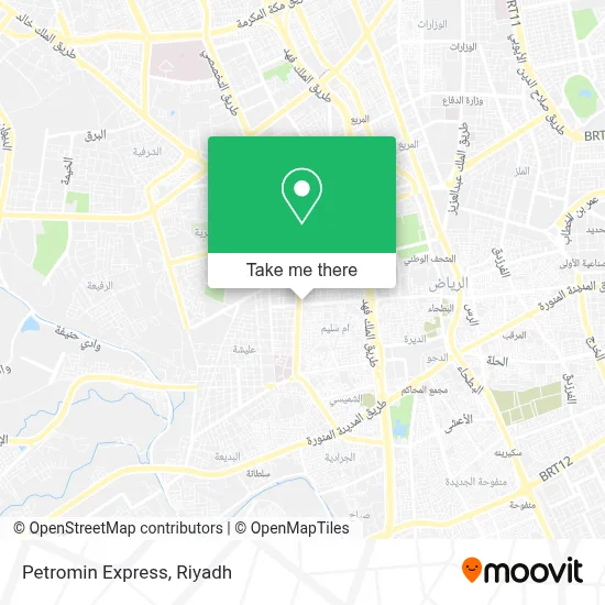 Petromin Express map