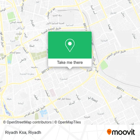 Riyadh Ksa map