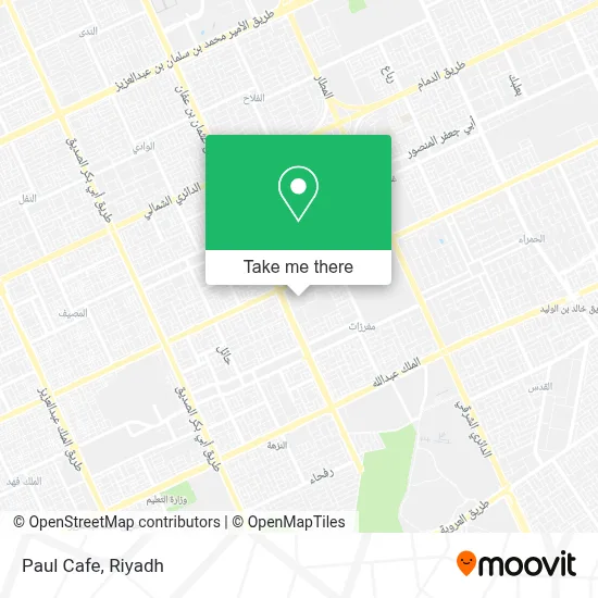 Paul Cafe map