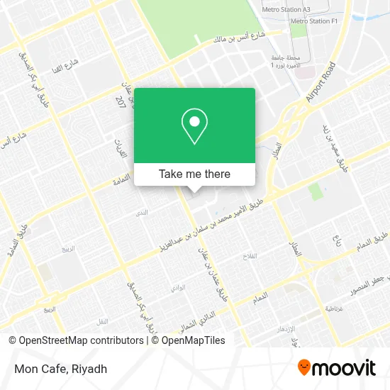 Mon Cafe map