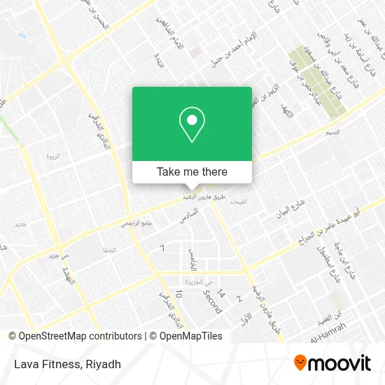 Lava Fitness map