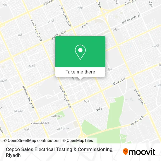 Cepco Sales Electrical Testing & Commissioning map