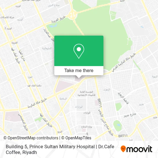 Building 5, Prince Sultan Military Hospital | Dr.Cafe Coffee map