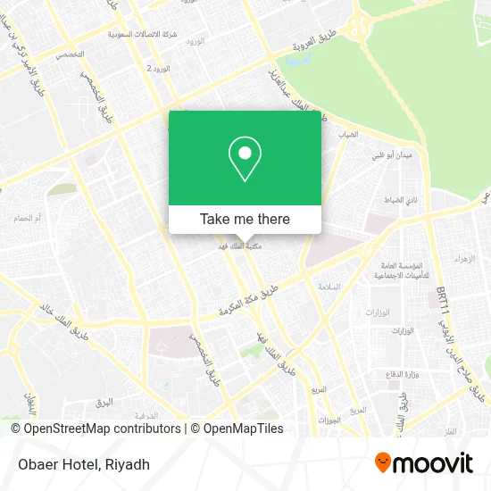 Obaer Hotel map