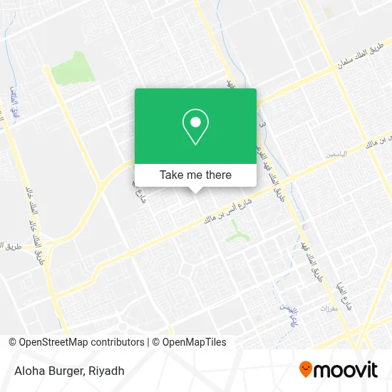 Aloha Burger map