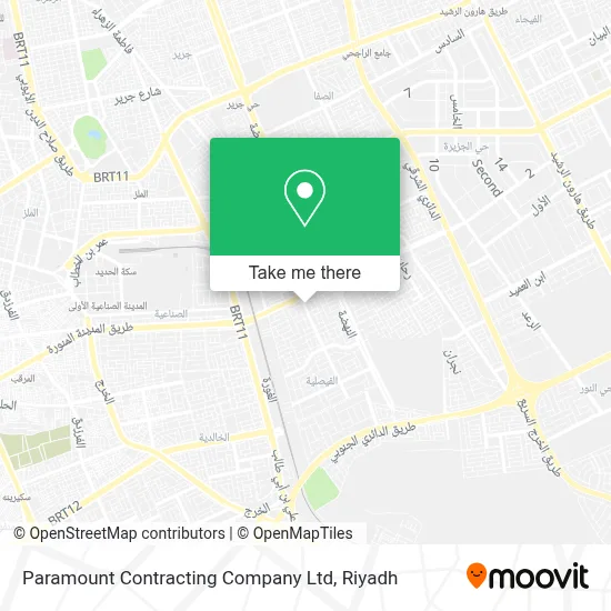 Paramount Contracting Company Ltd map