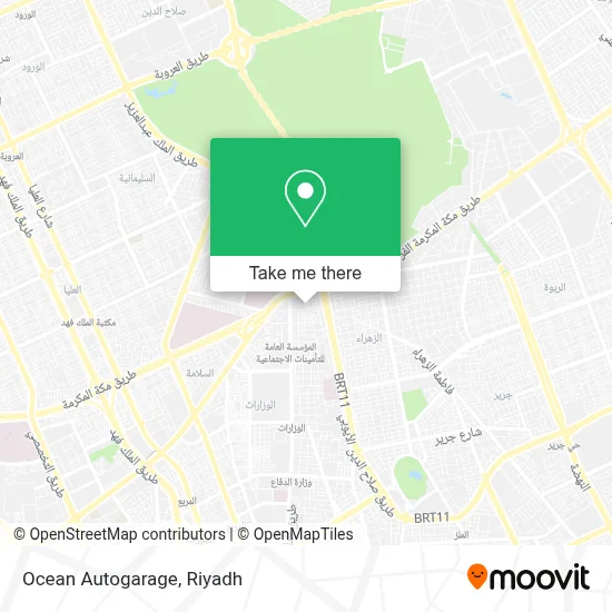 Ocean Autogarage map