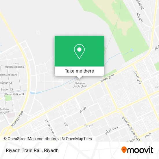 Riyadh Train Rail map