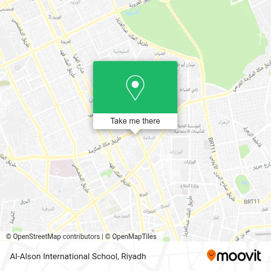 Al-Alson International School map