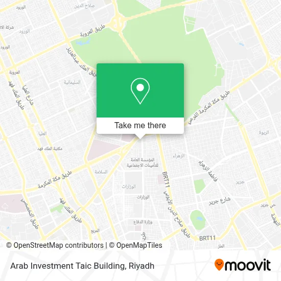 Arab Investment Taic Building map