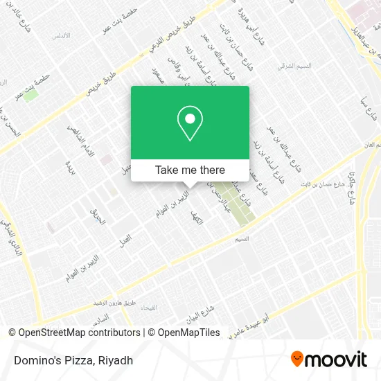 Domino's Pizza map