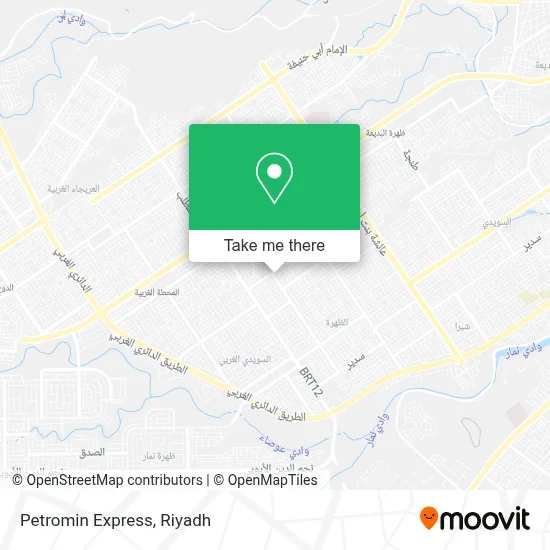 Petromin Express map