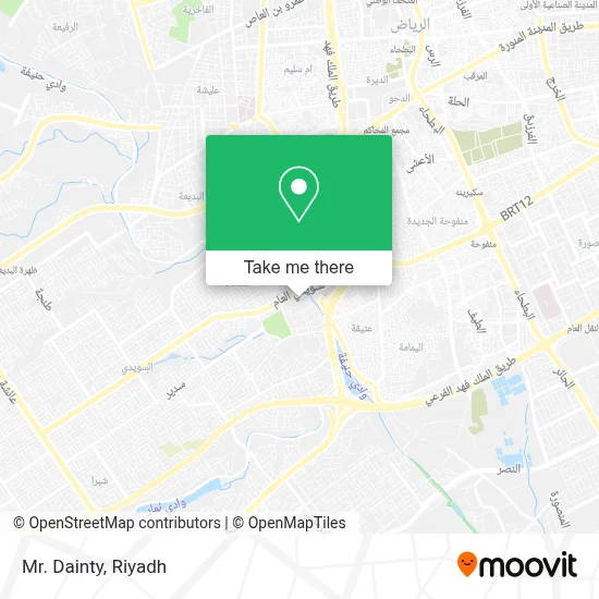 Mr. Dainty map