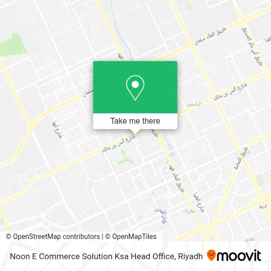 Noon E Commerce Solution Ksa Head Office map