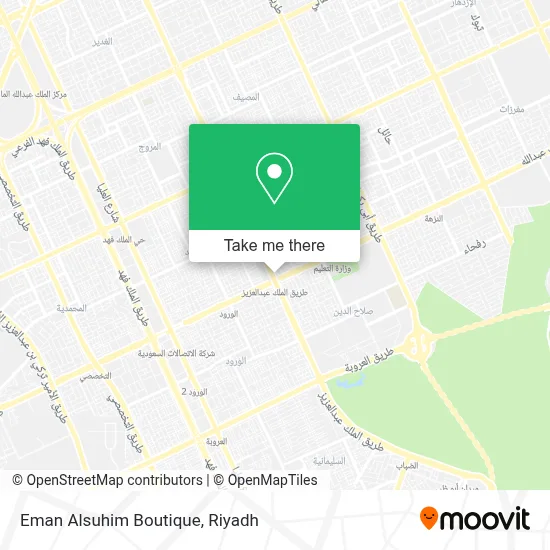 Eman Alsuhim Boutique map