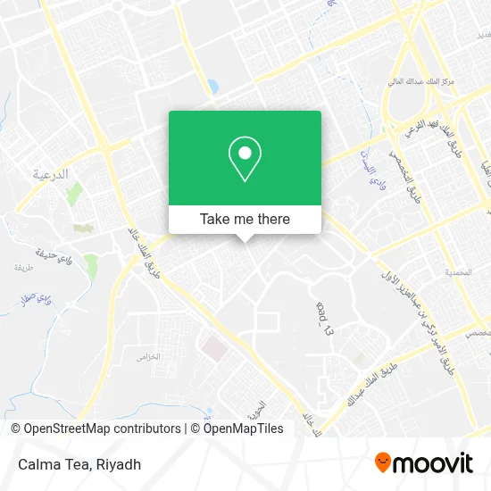 Calma Tea map